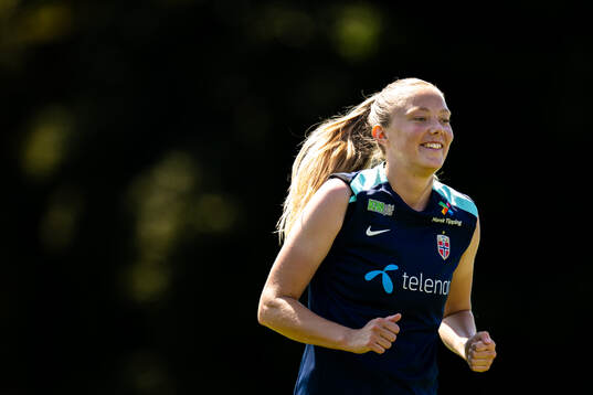 Synne Sofie Kinden Jensen of the Norwegian women's national