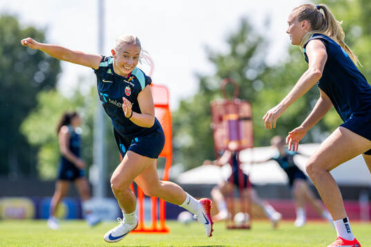 Thea Bjelde of the Norwegian women's national football team