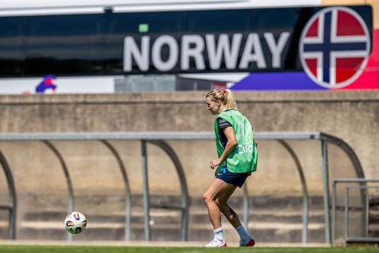 Ada Hegerberg of the Norwegian women's national football