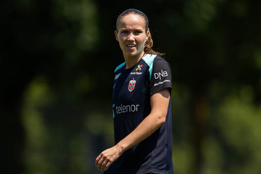 Guro Reiten of the Norwegian women's national football team