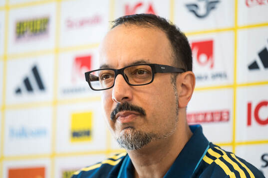 Doctor Houman Ebrahim of the Swedish women’s national