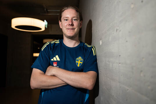 Press officer Fredrik Madestam of the Swedish women’s