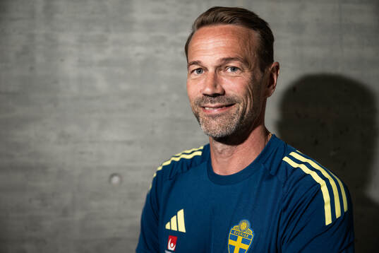 Coordinator Magnus Andersson of the Swedish women’s