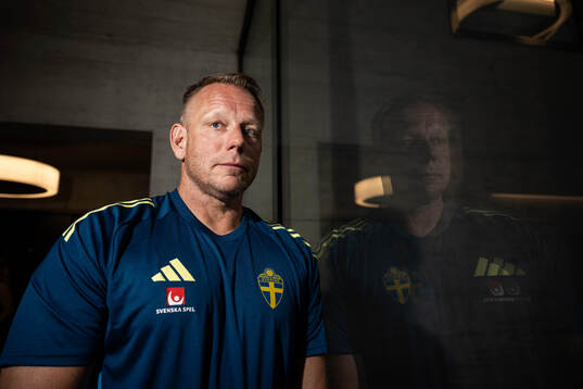 Head of security Stefan Dejemyr of the Swedish women’s