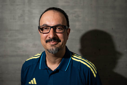 Medical doctor Houman Ebrahim of the Swedish women’s