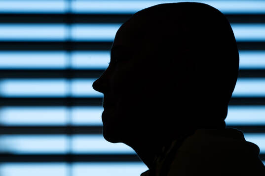 Silhouette of Head of delegation Marika Domanski Lyfors of