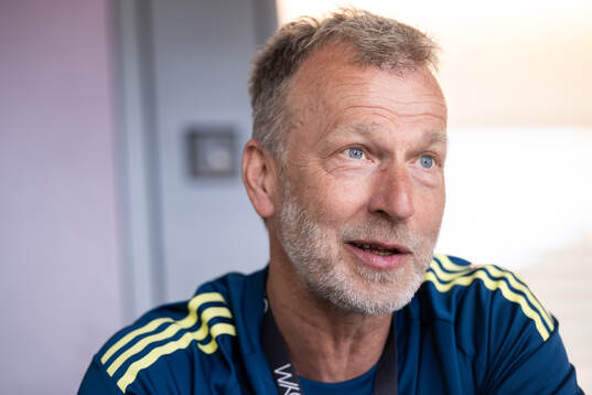 Performance manager Pontus Ekblom of the Swedish women’s