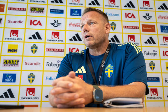 Head of security Stefan Dejemyr of the Swedish women’s