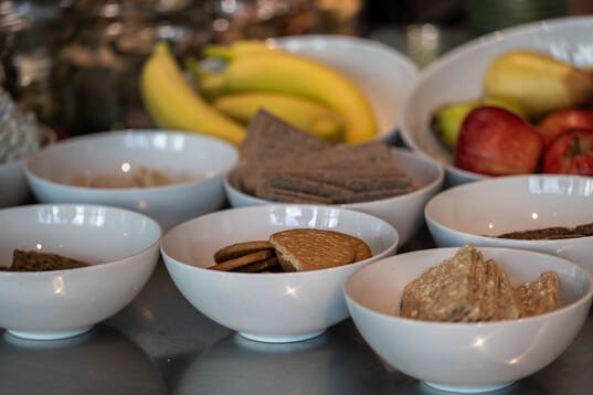 Food seen at a walk around at OYM the base camp of the