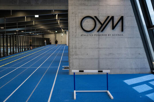 A running track seen at a walk around at OYM the base camp