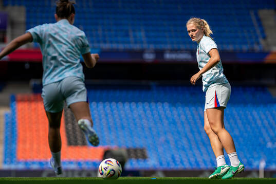 Mathilde Harviken of the Norwegian women's national