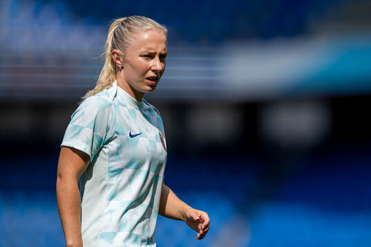 Thea Bjelde of the Norwegian women's national football team