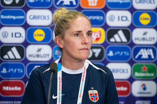 Head coach Gemma Grainger of the Norwegian women's national
