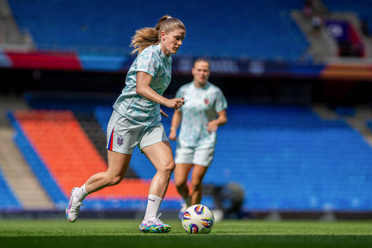 Maren Mjelde of the Norwegian women's national football team
