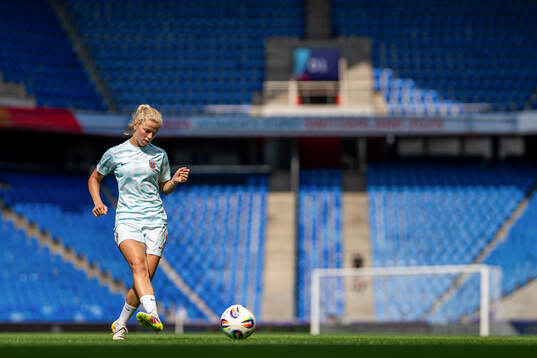 Justine Kielland of the Norwegian women's national football