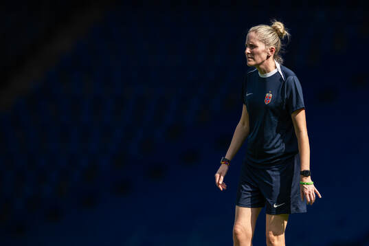 Gemma Grainger, head coach of the Norwegian women's