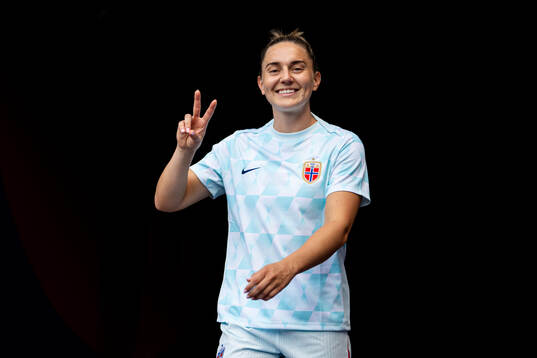 Vilde Bøe Risa of the Norwegian women's national football