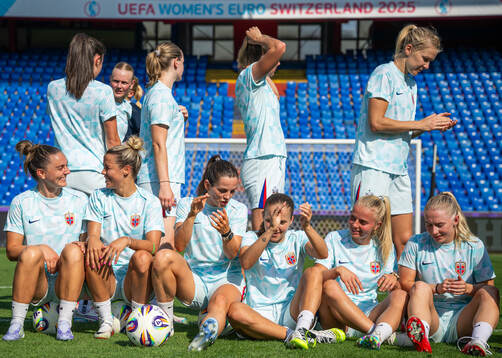 Vilde Bøe Risa and Celin Bizet Dønnum of the Norwegian