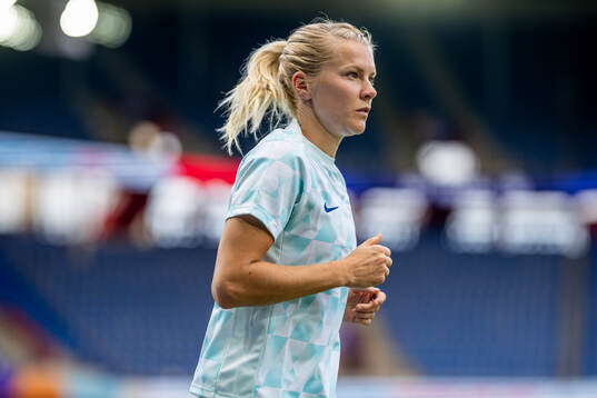 Ada Hegerberg of the Norwegian women's national football