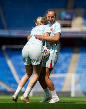 Marit Bratberg Lund and Karina Sævik of the Norwegian