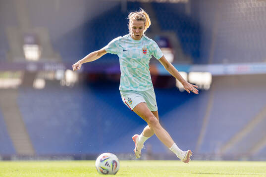 Ada Hegerberg of the Norwegian women's national football
