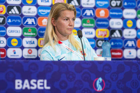 Ada Hegerberg of the Norwegian women's national football