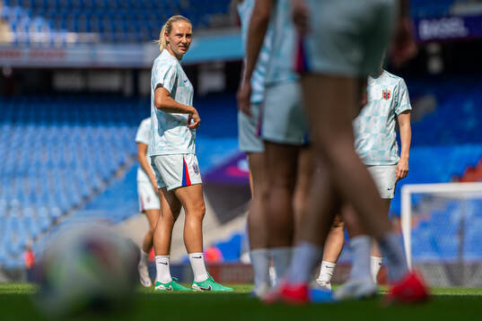 Lisa Naalsund of the Norwegian women's national football