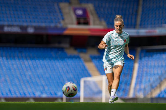 Vilde Bøe Risa of the Norwegian women's national football