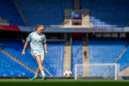 Signe Gaupset of the Norwegian women's national football