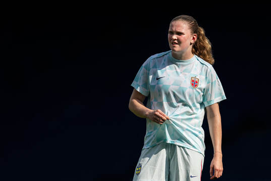Signe Gaupset of the Norwegian women's national football
