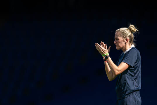 Gemma Grainger, head coach of the Norwegian women's
