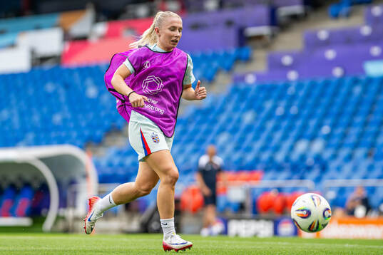 Thea Bjelde of the Norwegian women's national football team