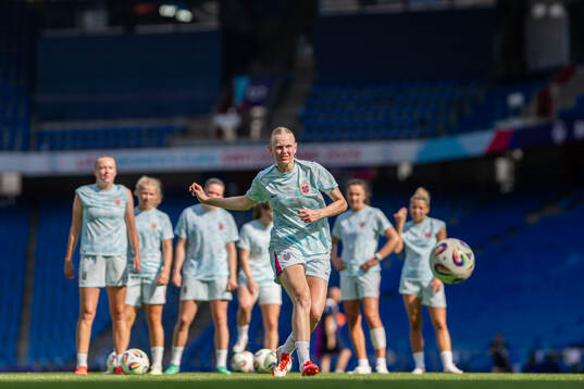 Karina Sævik of the Norwegian women's national football