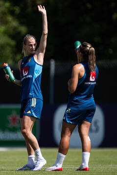Sofia Jakobsson of the Swedish women's national football
