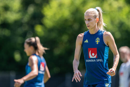 Sofia Jakobsson of the Swedish women's national football