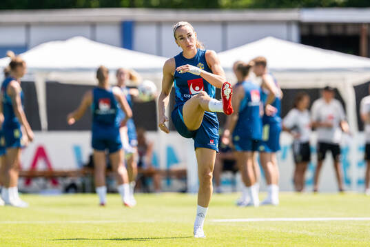 Kosovare Asllani of the Swedish women's national football