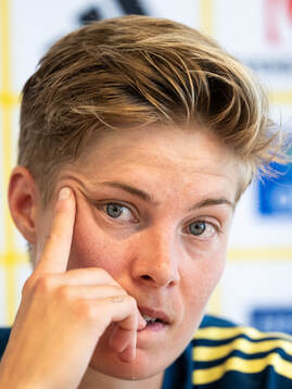 Lina Hurtig of the Swedish women's national football team