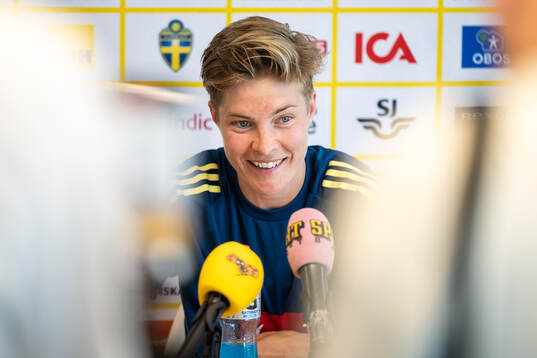 Lina Hurtig of the Swedish women's national football team
