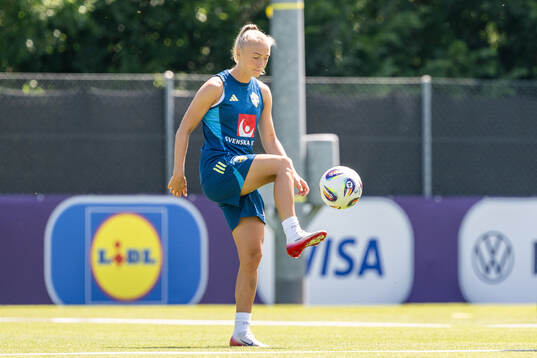 Hanna Bennison of the Swedish women's national football