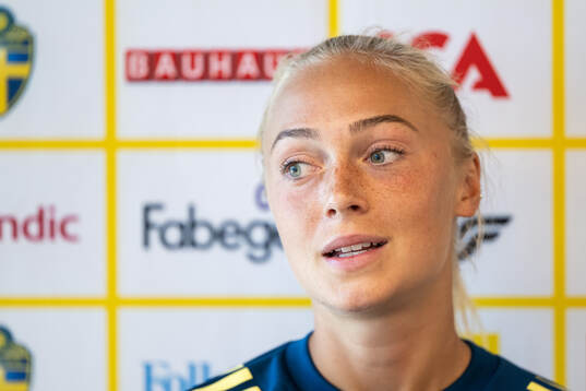 Hanna Bennison of the Swedish women's national football