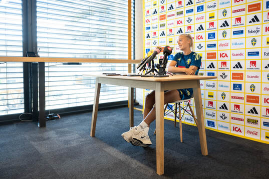 Hanna Bennison of the Swedish women's national football