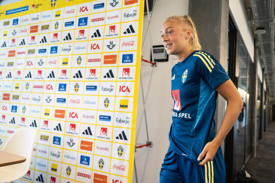 Hanna Bennison of the Swedish women's national football