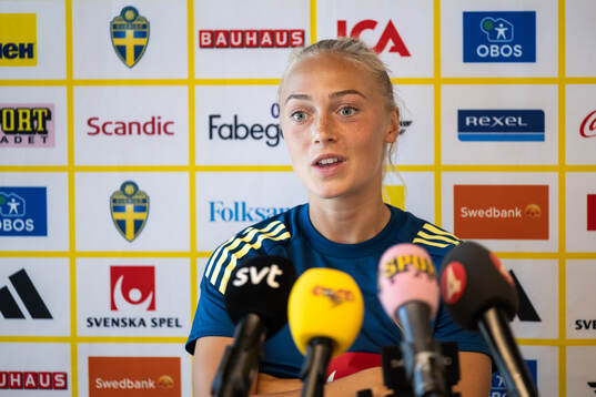 Hanna Bennison of the Swedish women's national football