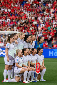 Starting eleven of Norway  the UEFA Women's Euro 2025 group