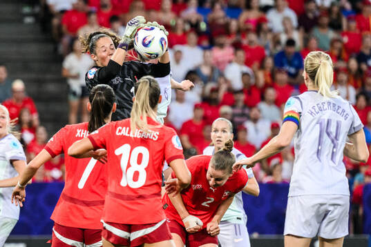 Goalkeeper Livia Peng of Switzerland