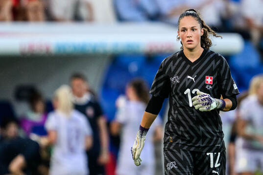 Goalkeeper Livia Peng of Switzerland