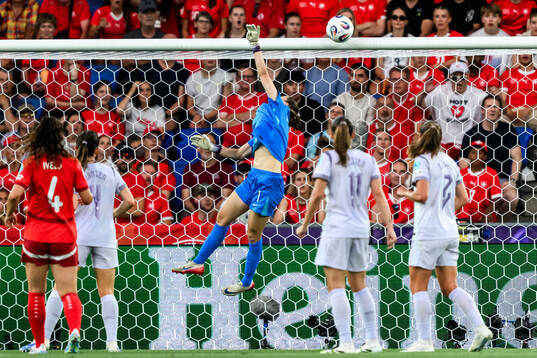 Goalkeeper Cecilie Fiskerstrand of Norway
