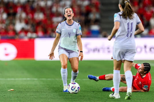 Tuva Hansen of Norway reacts