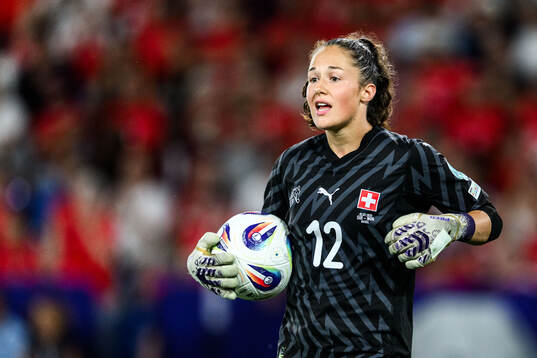 Goalkeeper Livia Peng of Switzerland