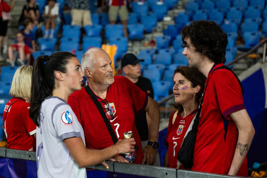 Ingrid Syrstad Engen of Norway with family